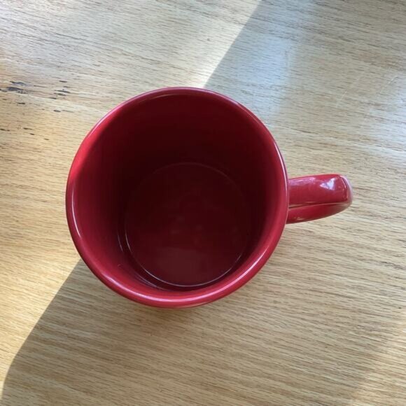 Disney Galerie Minnie Mouse Red Ceramic Coffee Mug Oversized - Picture 4 of 4